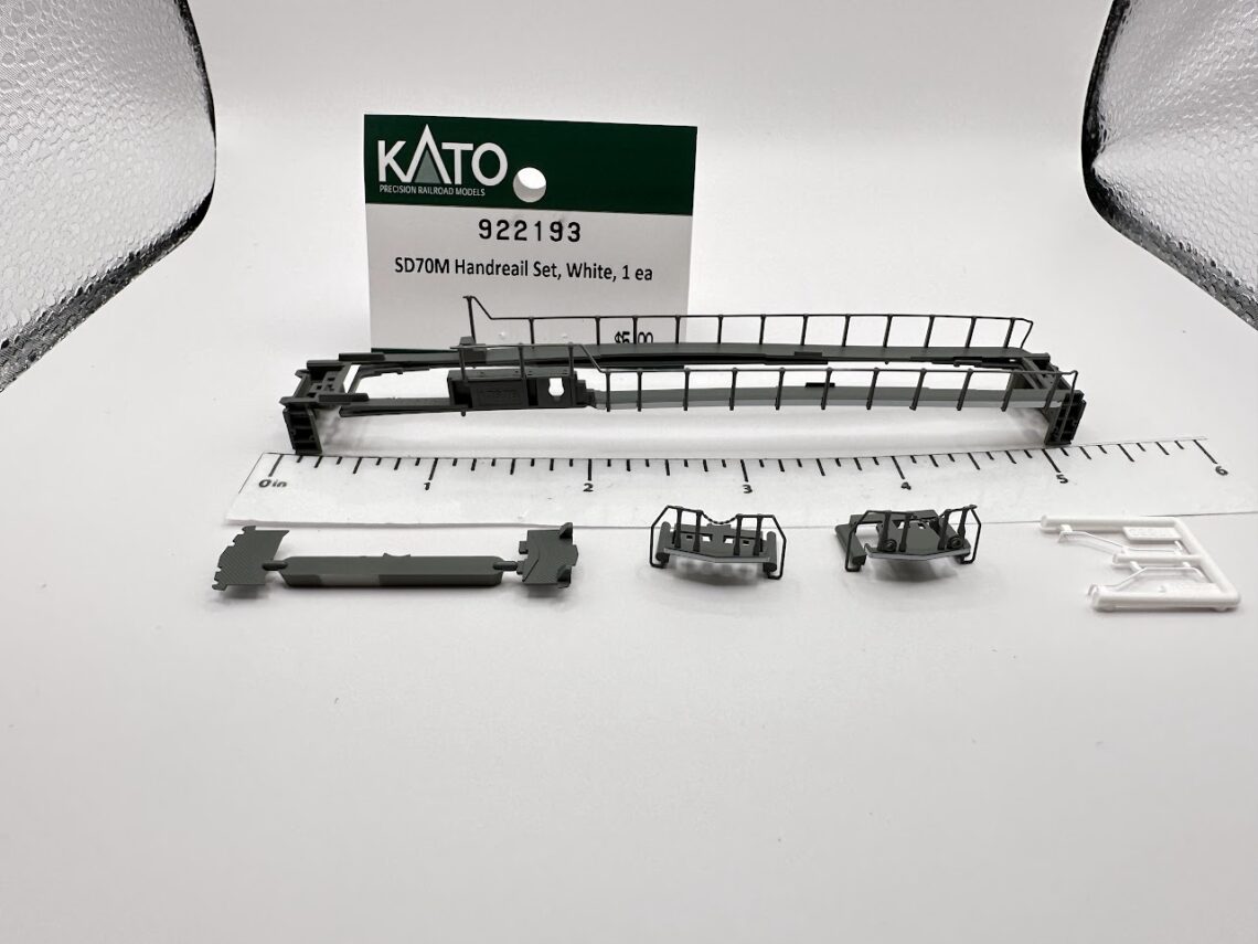 SD70M Handrail Set, Gray + White (N-Scale)