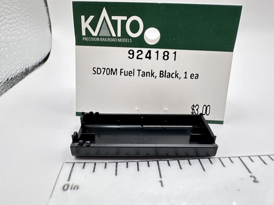 Fuel Tank, Black (N-Scale)