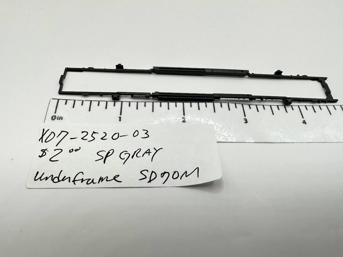 SD70M Underframe (SP Dark Gray) (N-Scale)