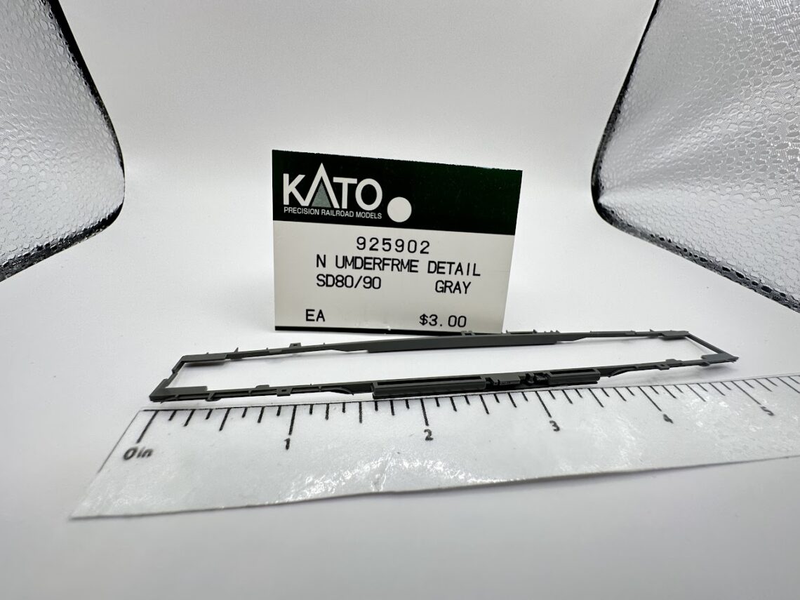SD80MAC / SD90/43MAC Underframe Detail, Gray (N-Scale)