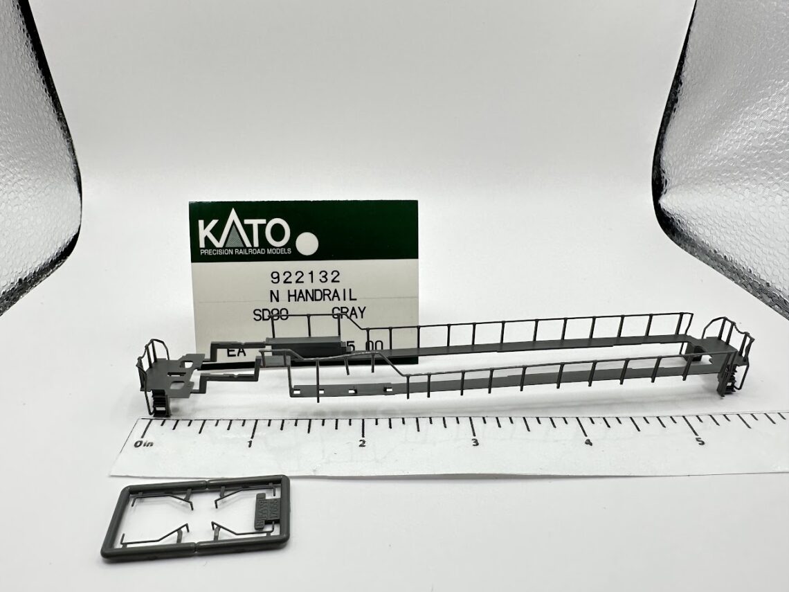 SD90/43MAC Handrail Set, Gray (N-Scale)