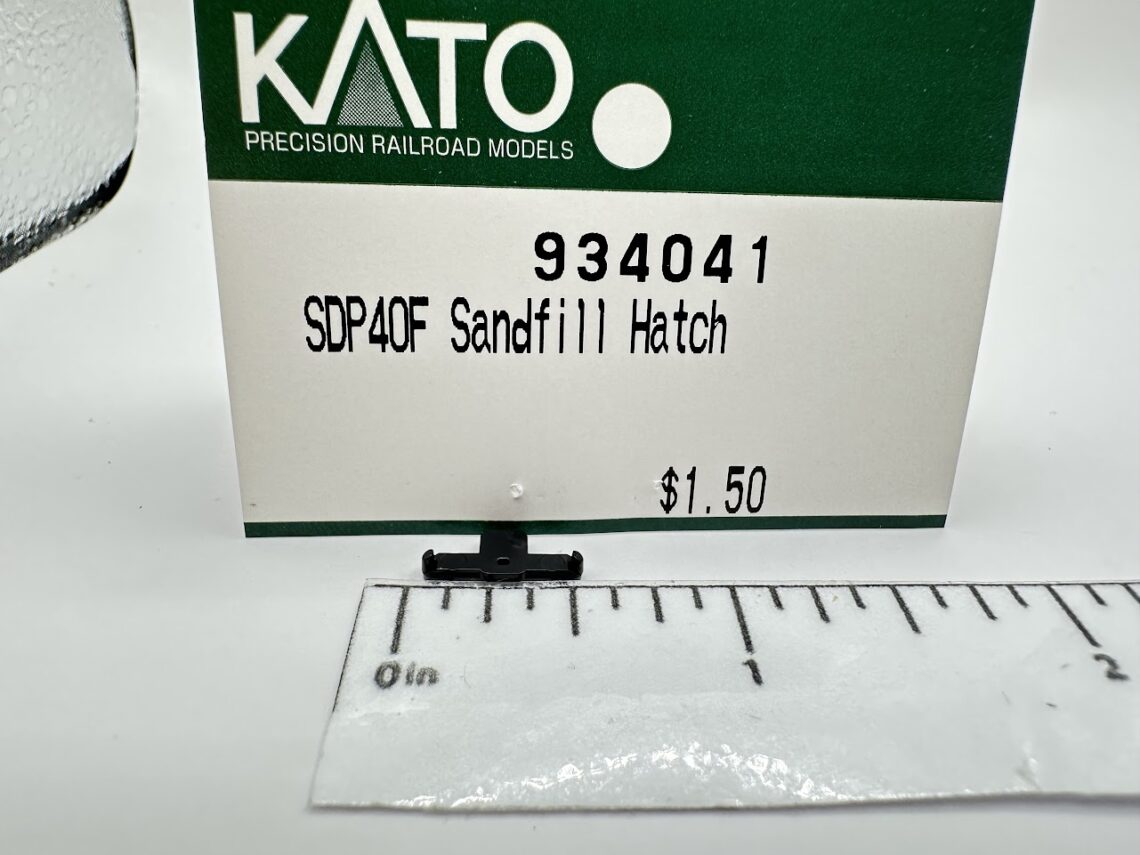 SDP40F Sand Fill Hatches (N-Scale)
