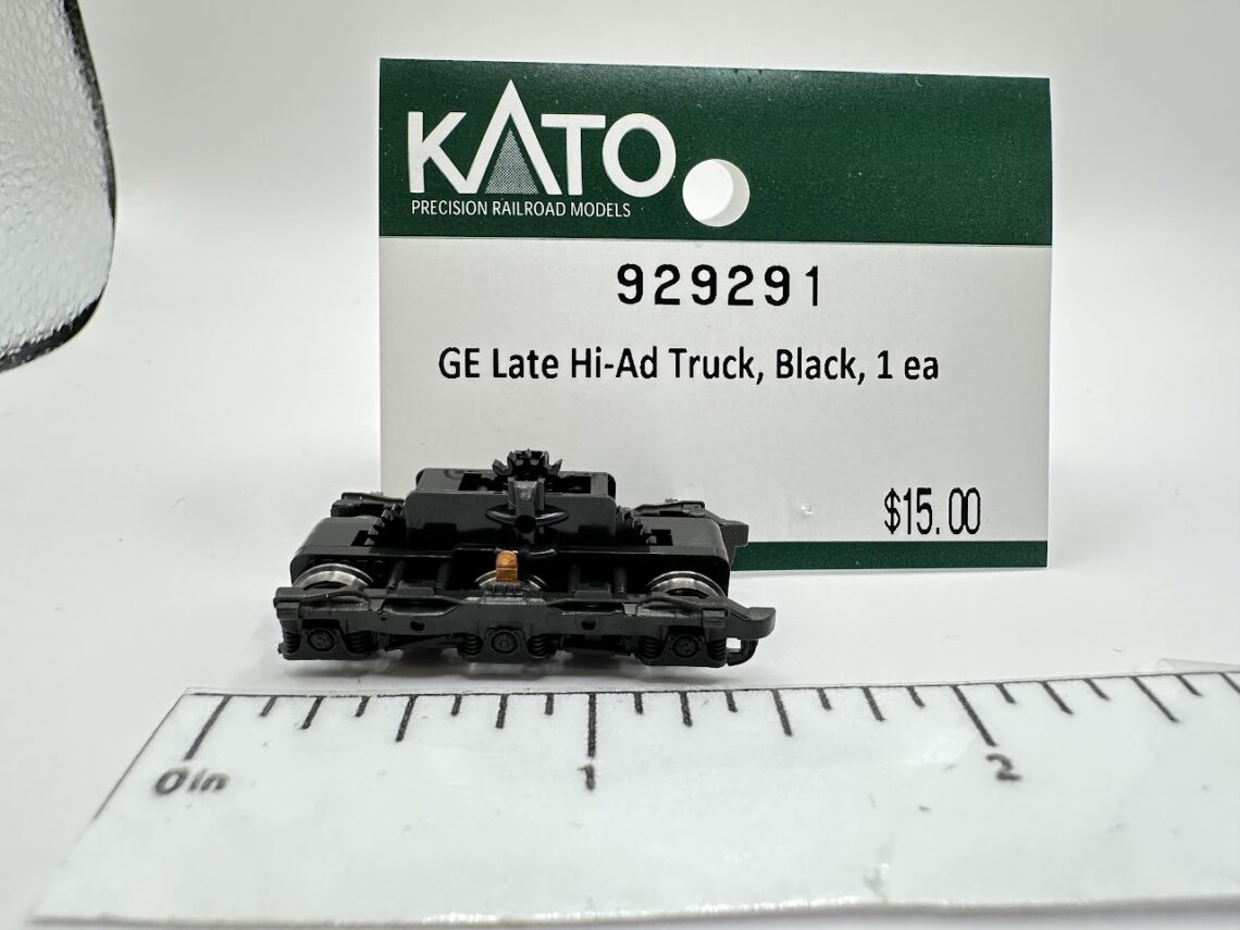 GE Late Hi-Ad Truck, Black (N-Scale)