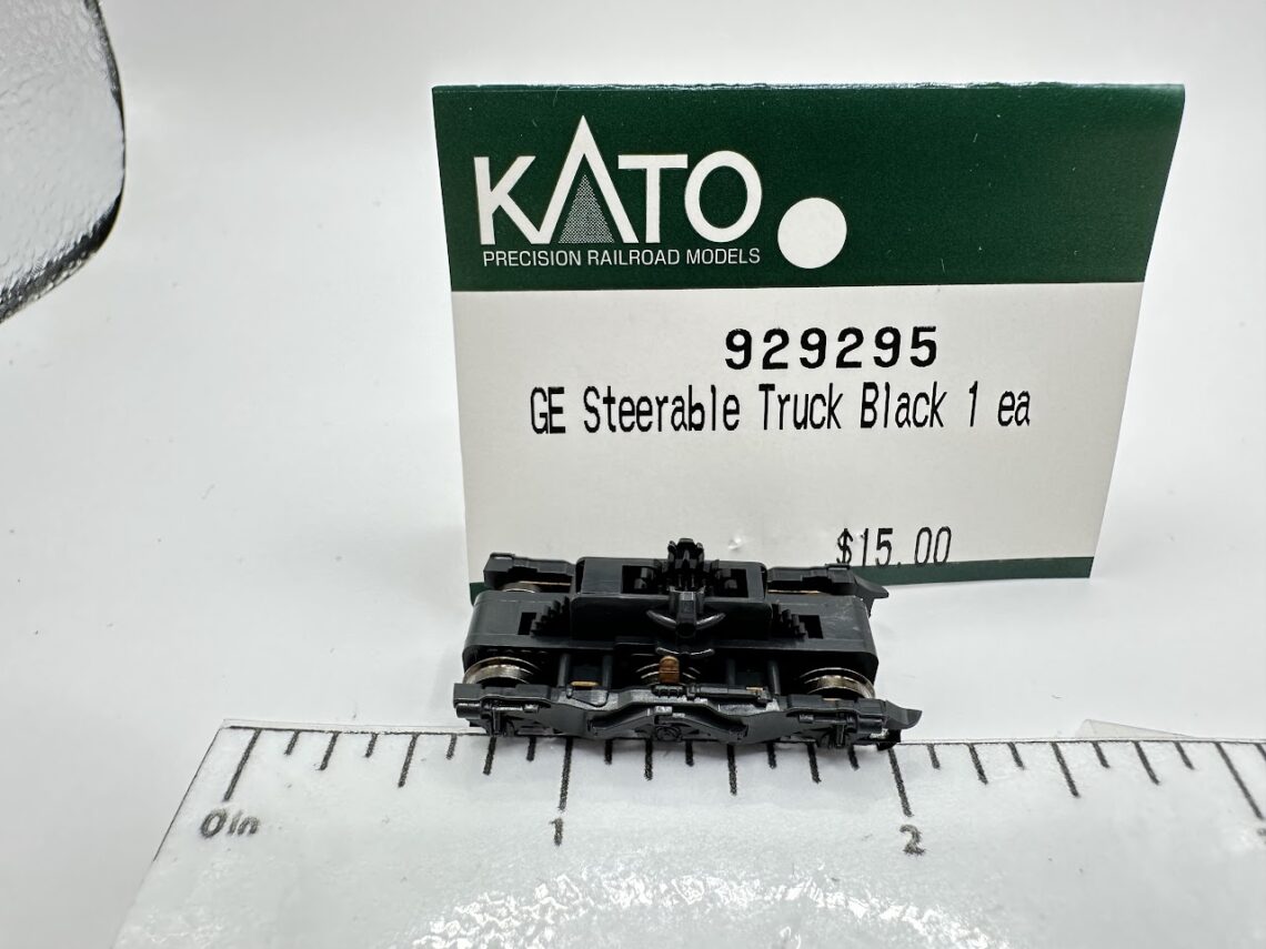 GE Steerable Truck, Black (N-Scale)