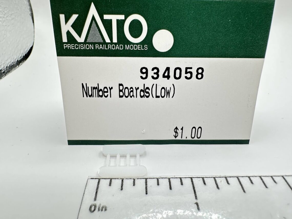 Number Boards (Low) (N-Scale)