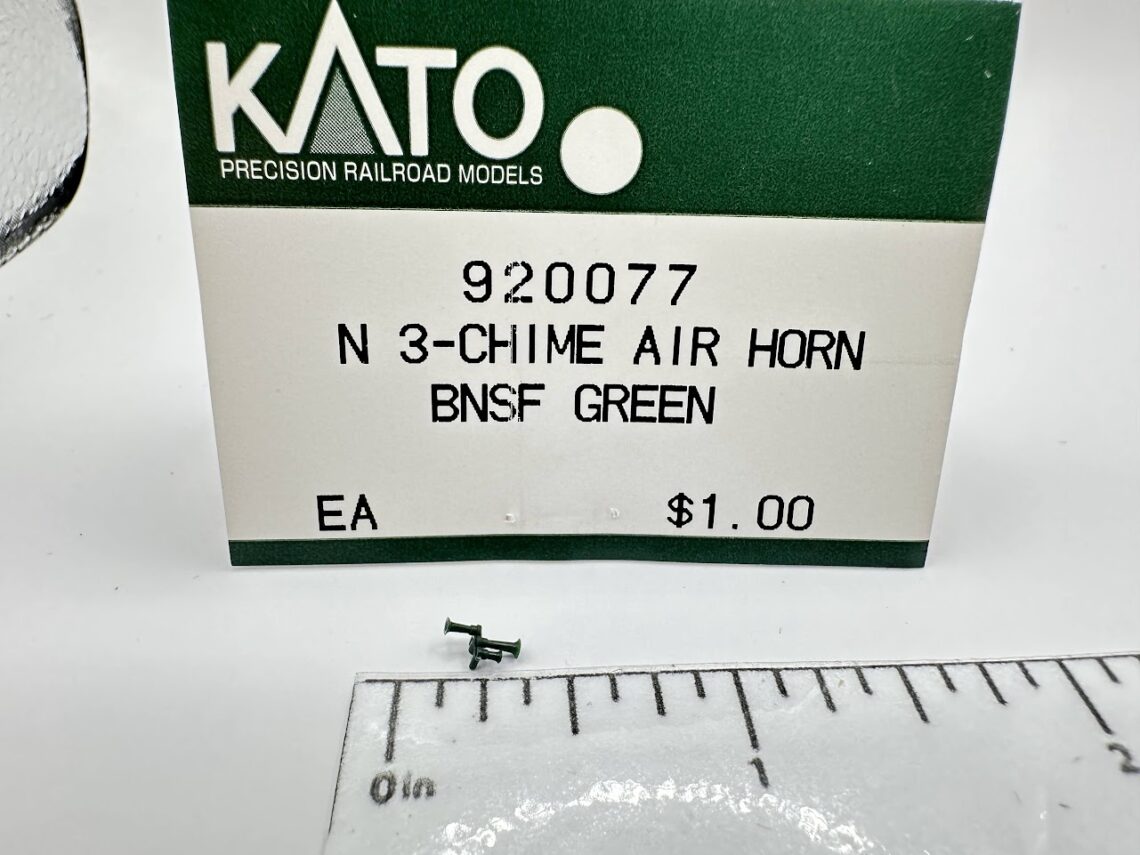 3-Chime Airhorn, BNSF/CNW Green (N-Scale)