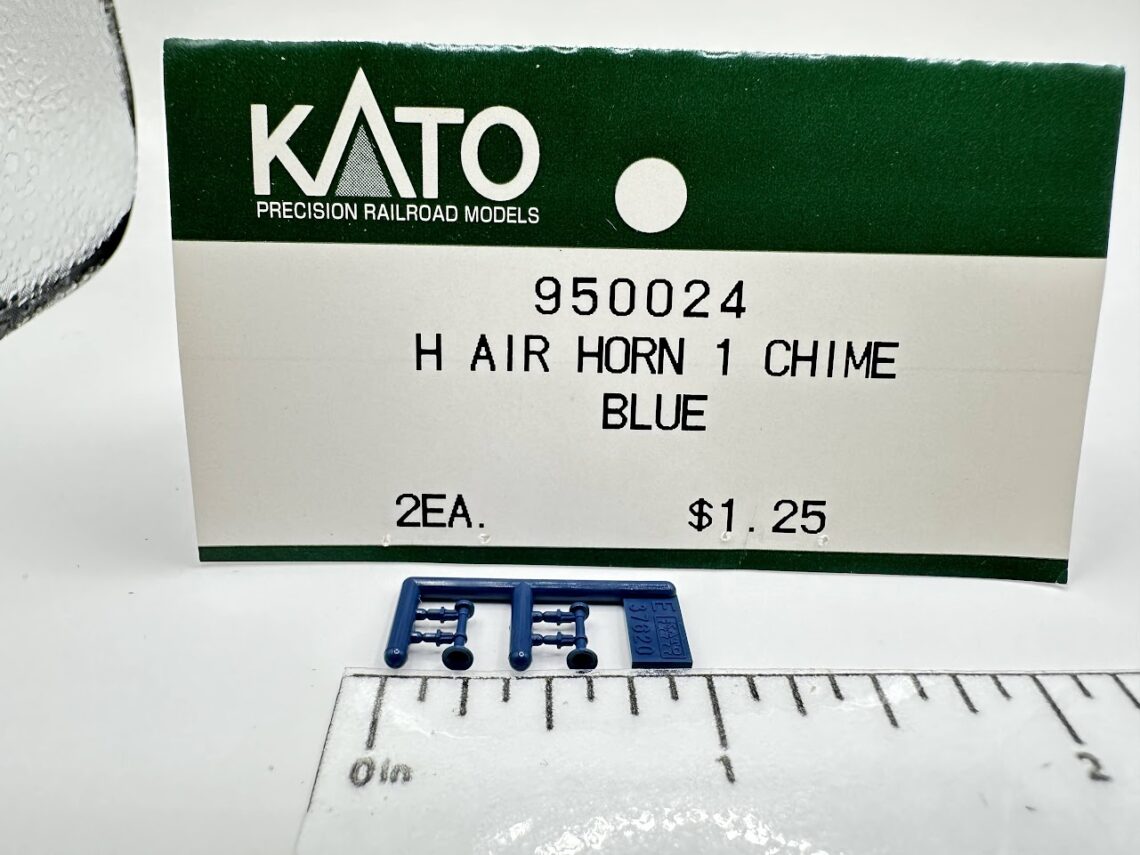 1 Chime Airhorn, Blue (HO-Scale)
