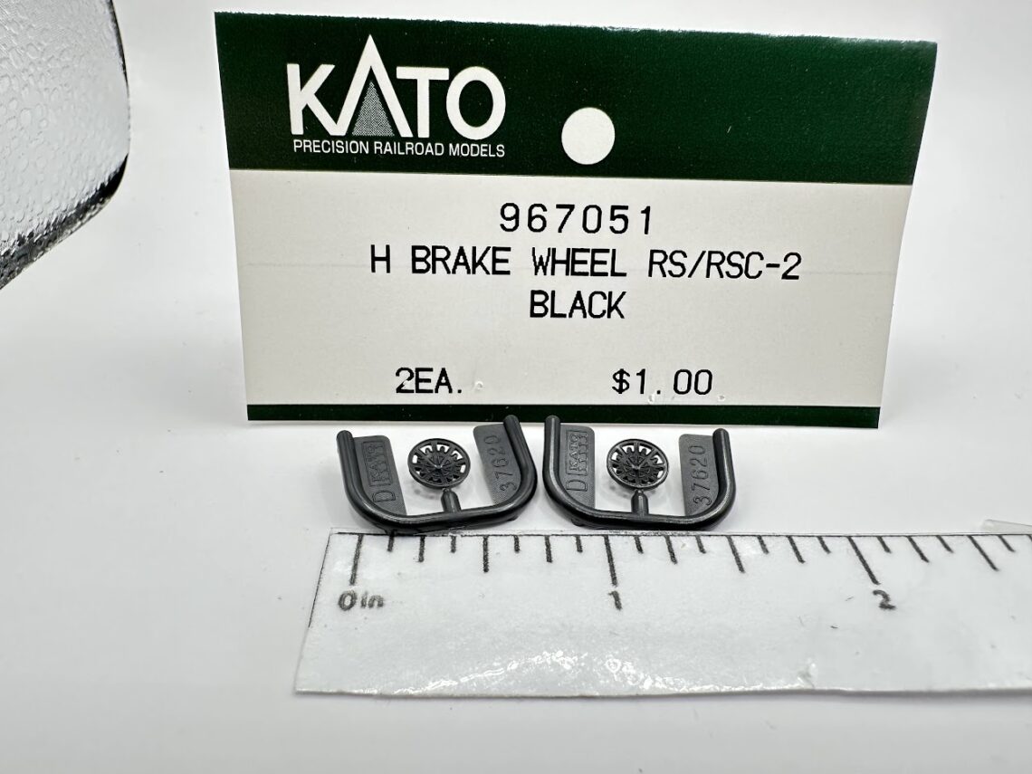 ALCo Brake Wheel, Black (HO-Scale)