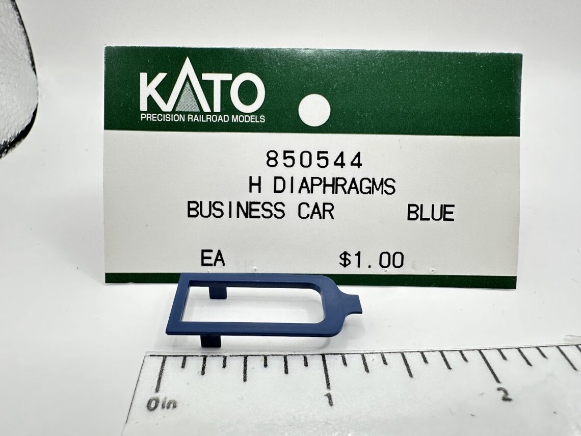 Budd Business Car Diaphragms, Blue (HO-Scale)