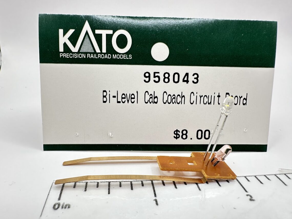 Bi-Level Cab Coach Circuit Board (HO-Scale)