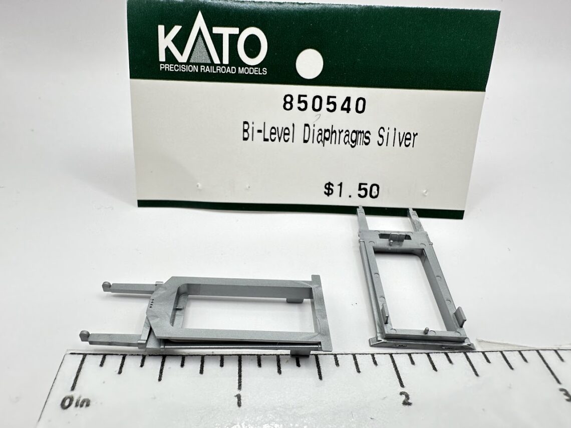 Bi-Level Diaphragms, Silver (HO-Scale)