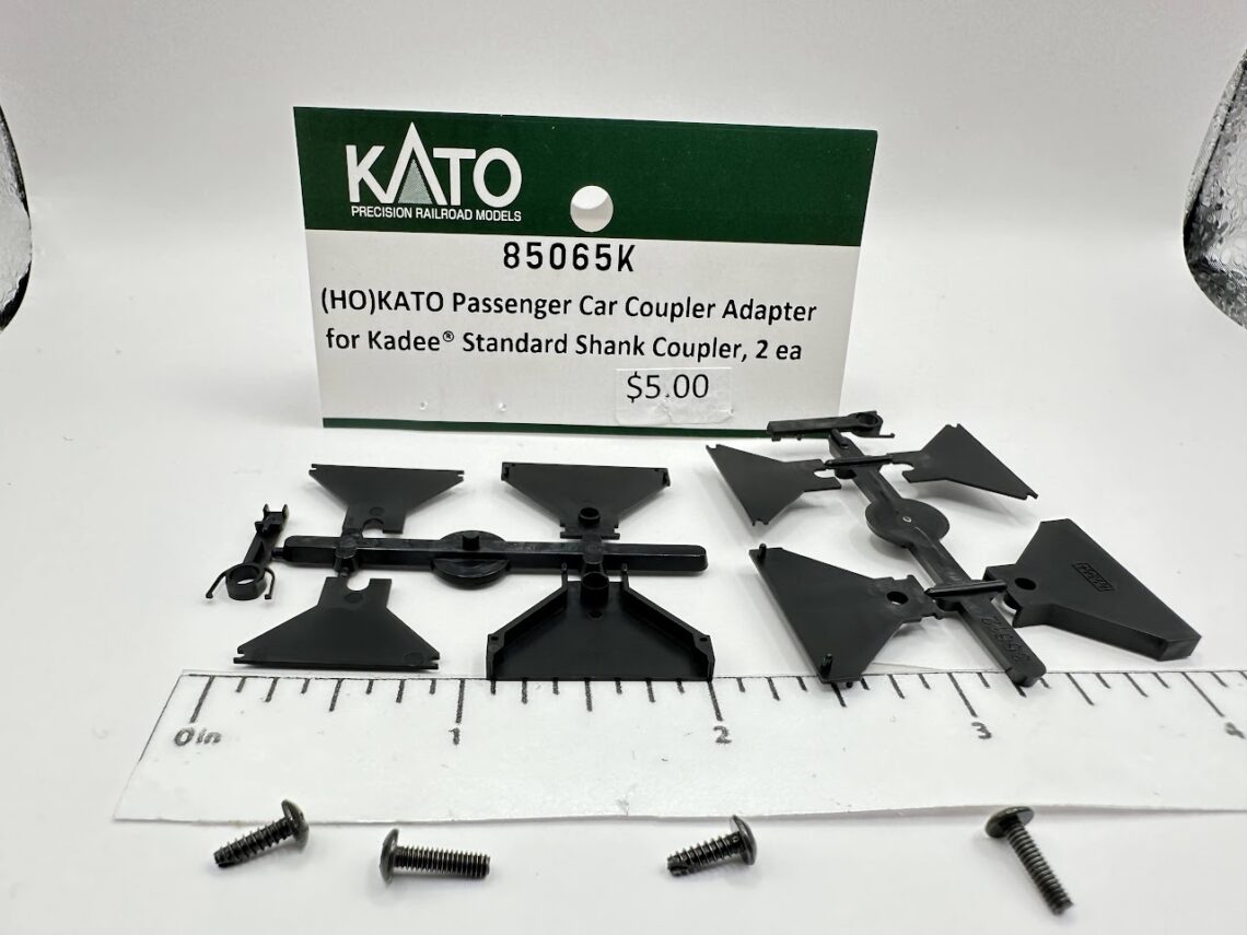 HO KATO Passenger car Coupler Adapter for Kadee Standard Shank Coupler (HO-Scale)