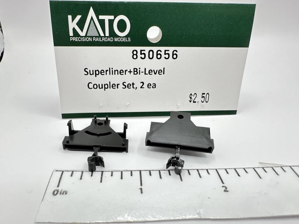 Superliner + Bi-Level Coupler Set, Basic, Black (HO-Scale)