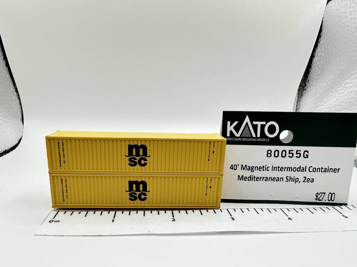 40' Magnetic Intermodal Container - MSC (N-Scale)