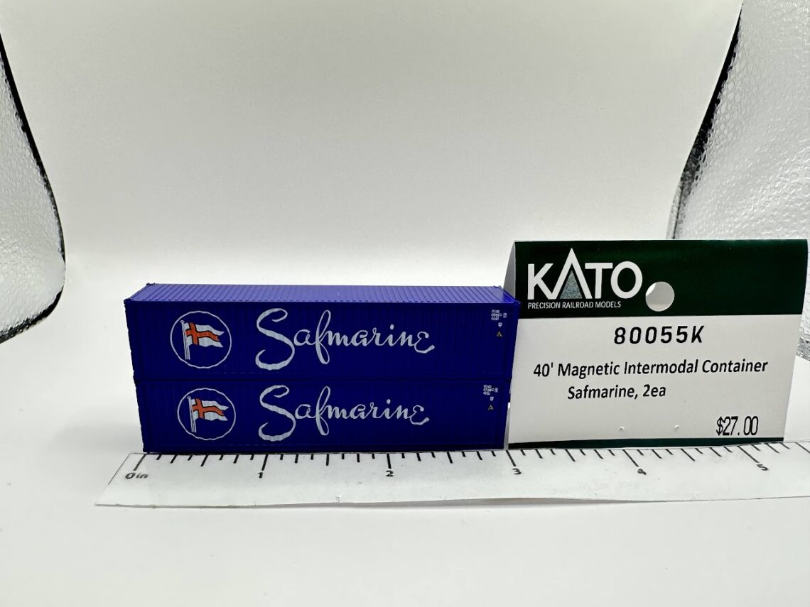 40' Magnetic Intermodal Container - Safmarine (N-Scale)