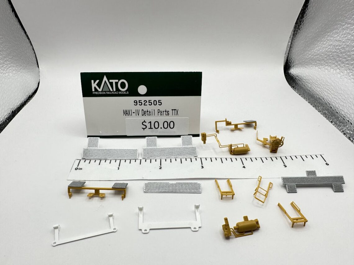 MAXI-IV Detail Parts TTX, includes end platforms (HO-Scale)