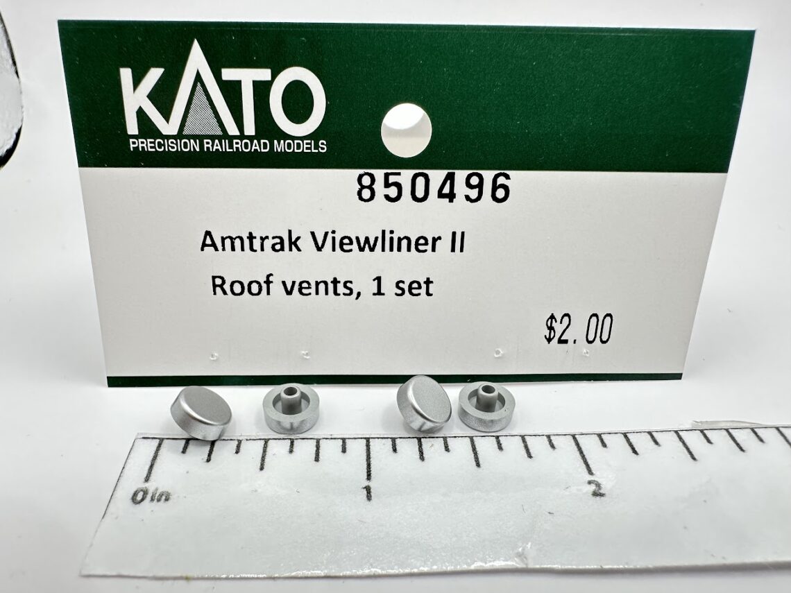 Amtrak Viewliner II Roof vents (HO-Scale)