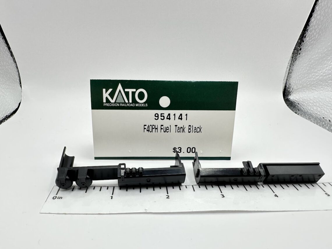 F40PH Fuel Tank, Black (HO-Scale)