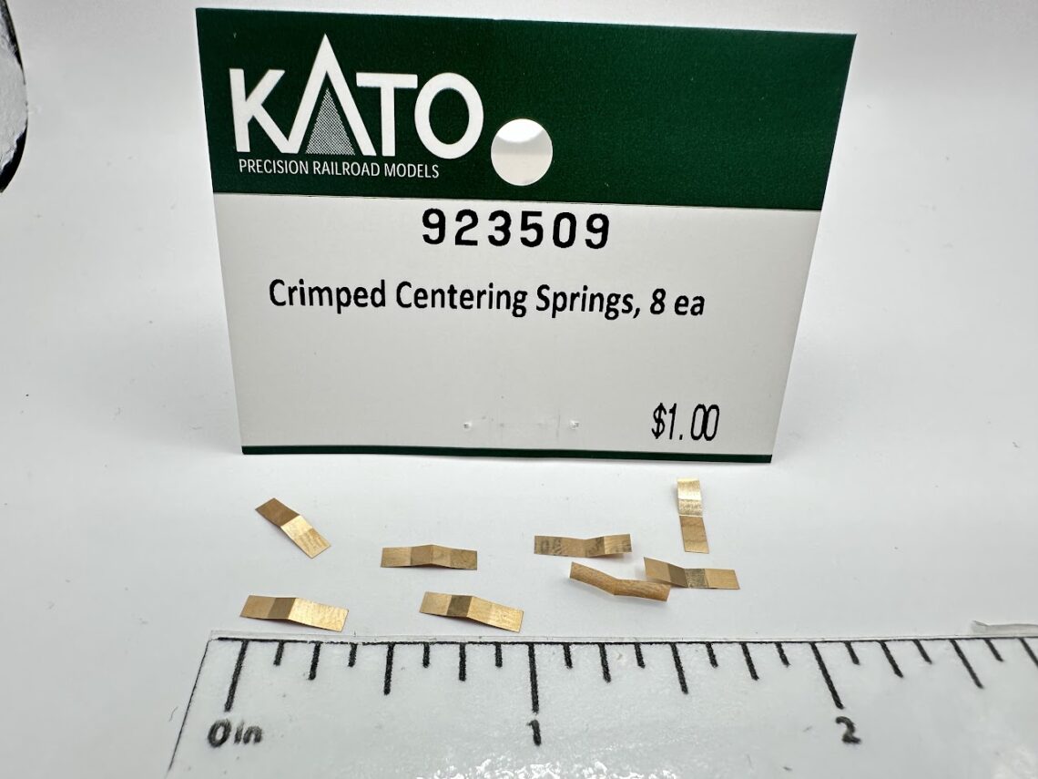 Crimped Centering Springs (for Clip Mount) (N-Scale)