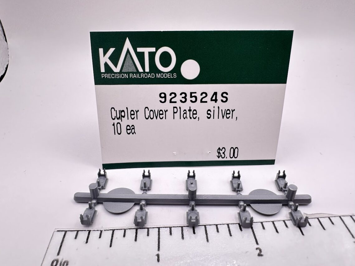 Coupler Cover Plate, Silver (Use with 923500 or 923501) (N-Scale)