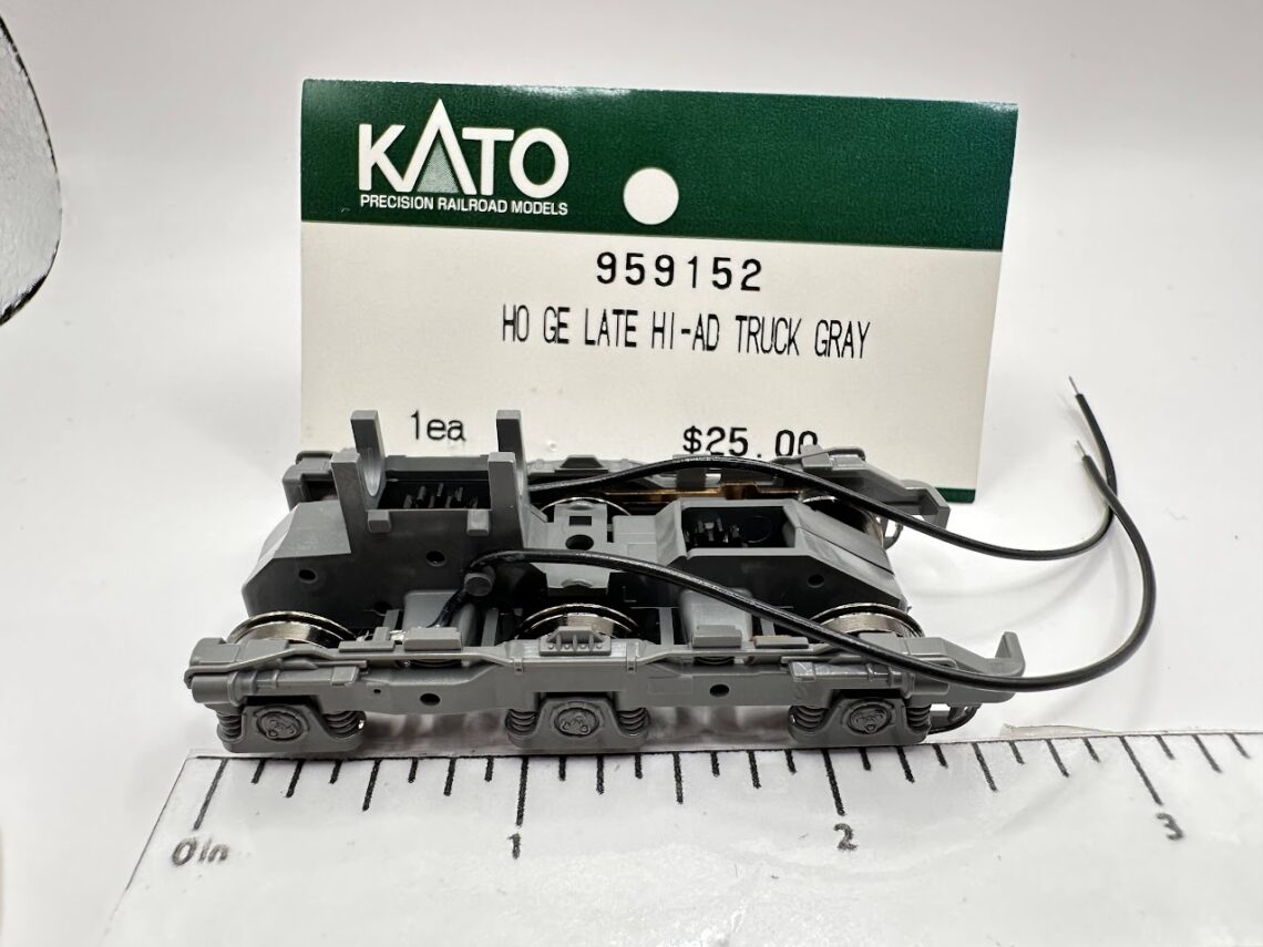 GE Late Hi-Ad Truck, Gray (HO-Scale)