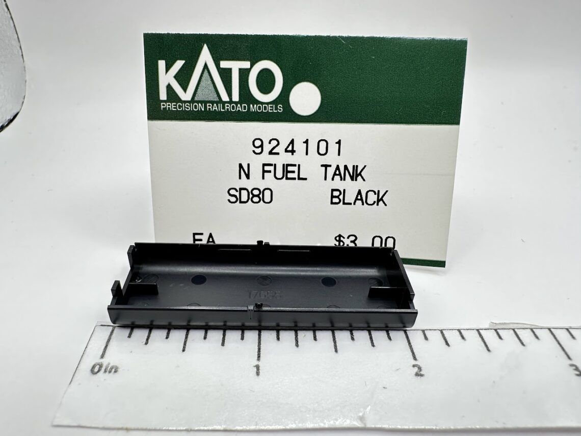 Fuel Tank, Black (N-Scale)