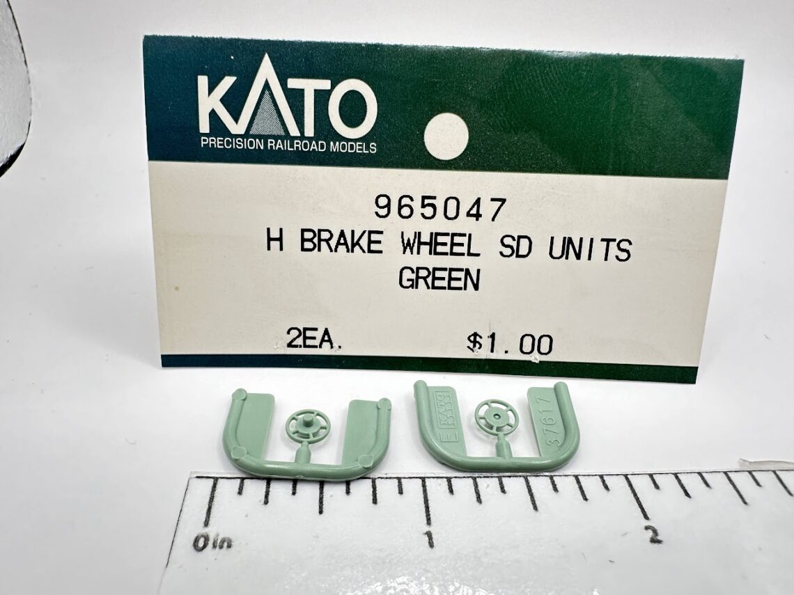 EMD Brake Wheel, BCR Green (HO-Scale)