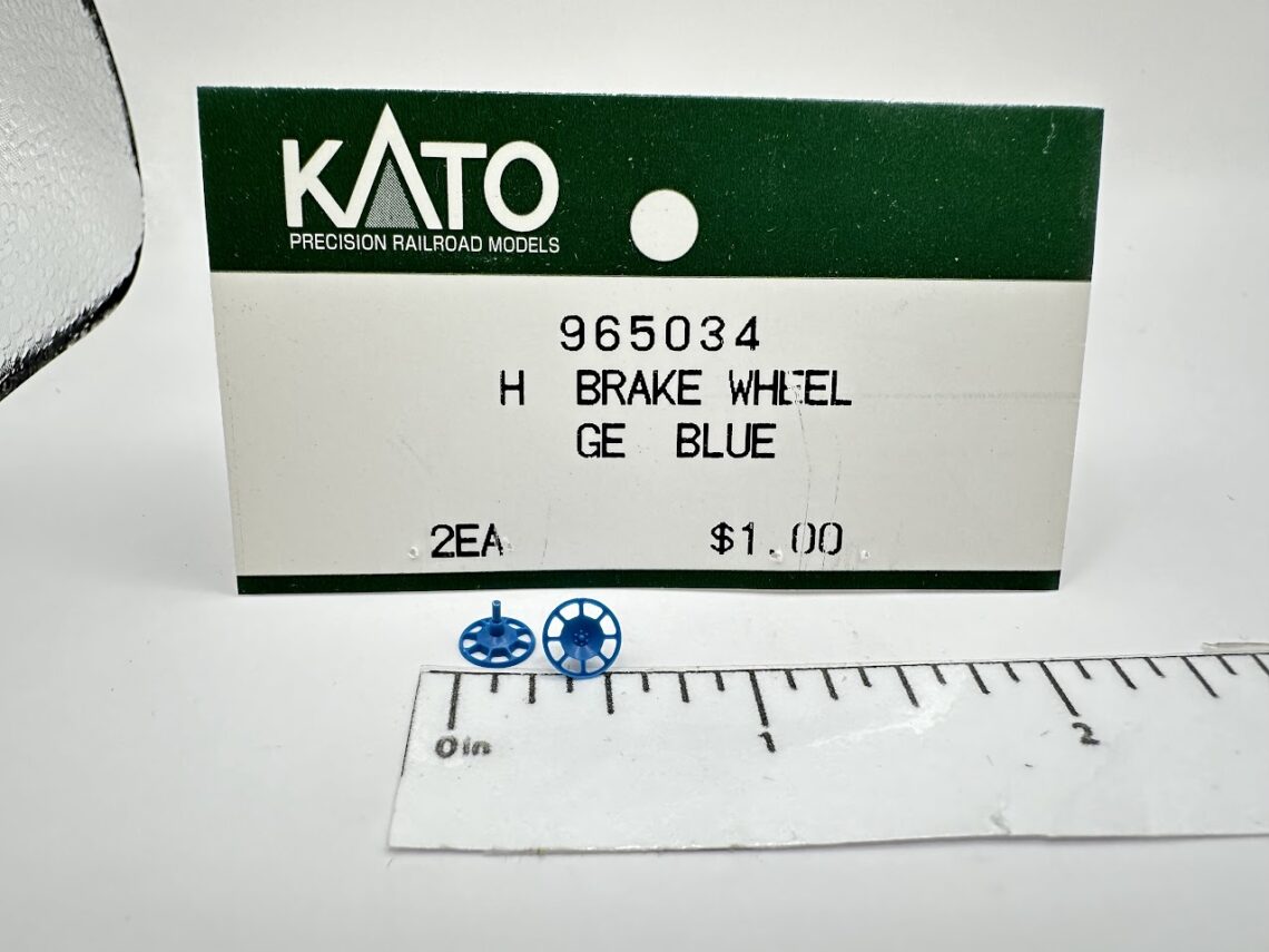 GE Brake Wheel, CEFX Blue (HO-Scale)