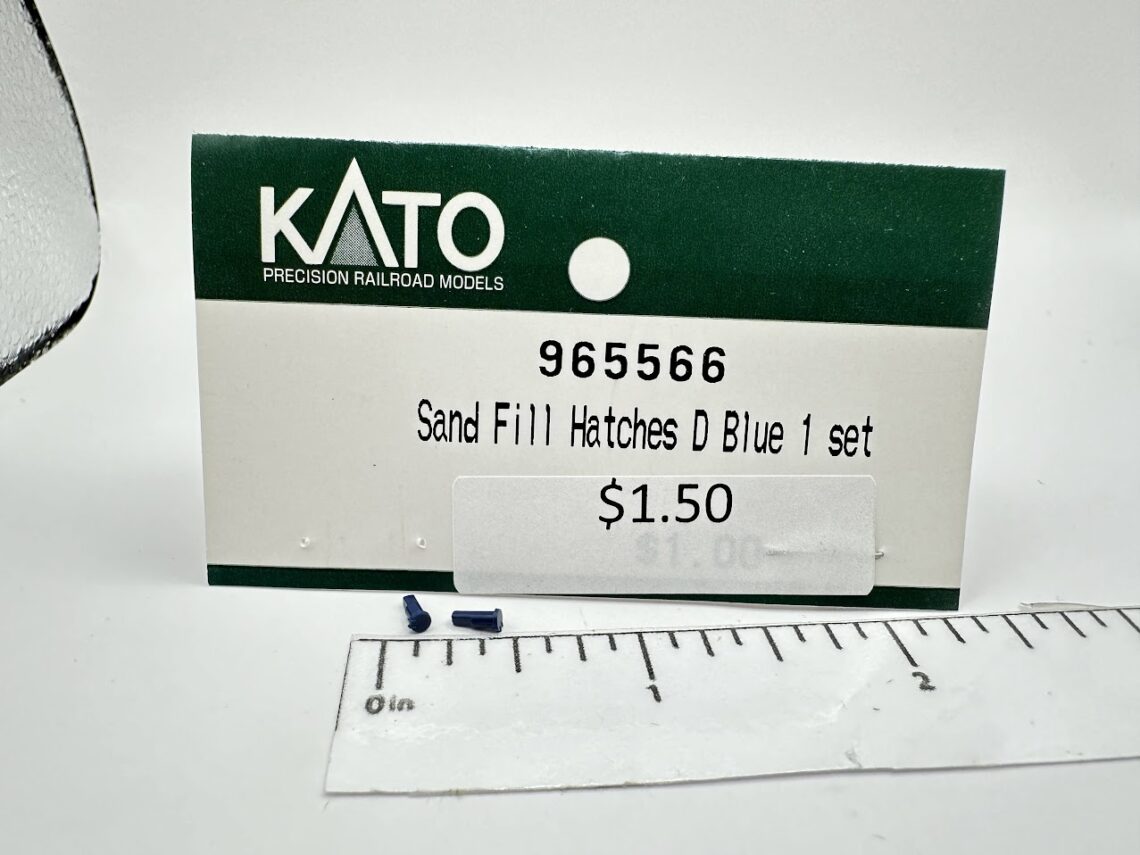 Sand Fill Hatches, CSX Dark Blue (HO-Scale)