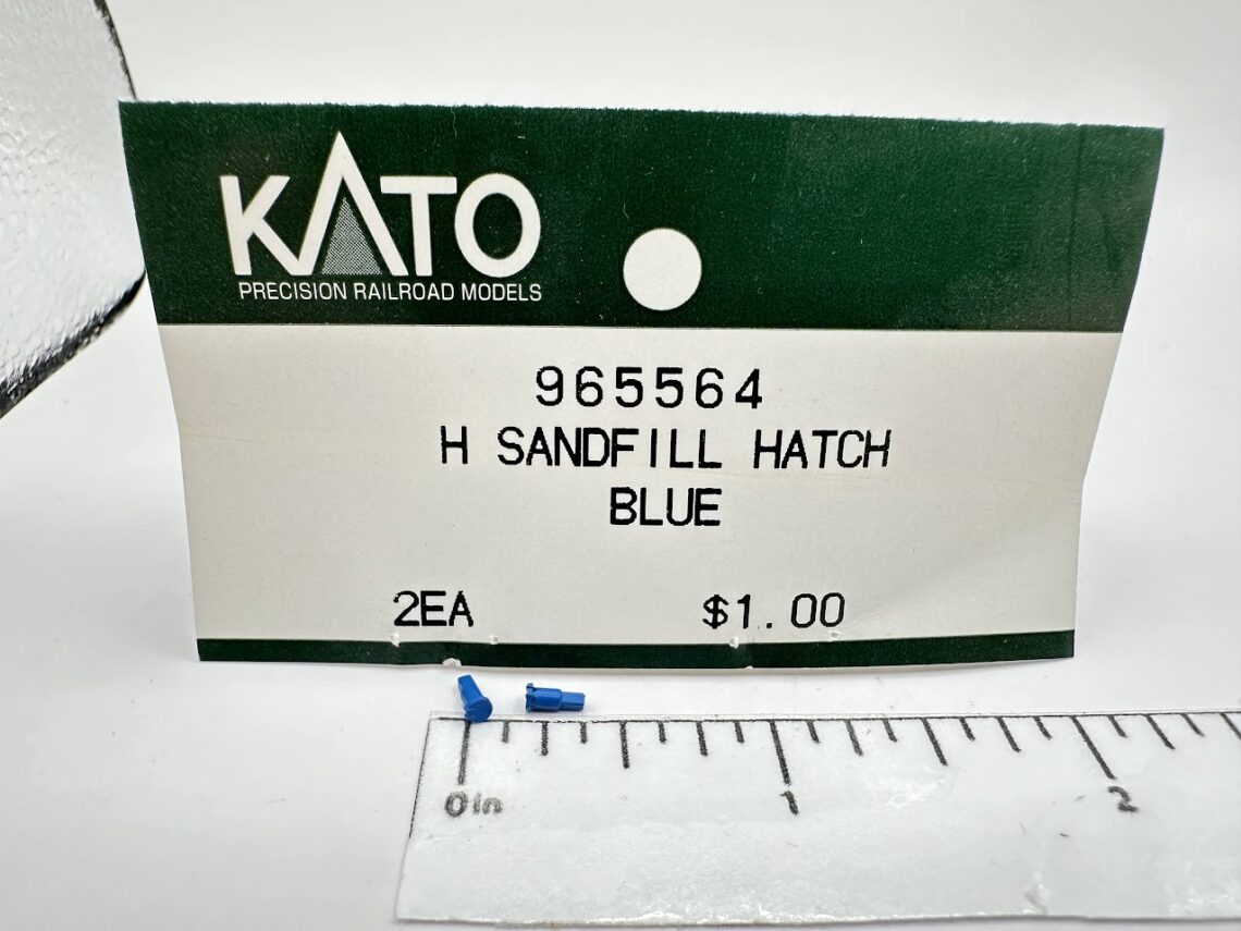 Sand Fill Hatches, CR Blue (HO-Scale)
