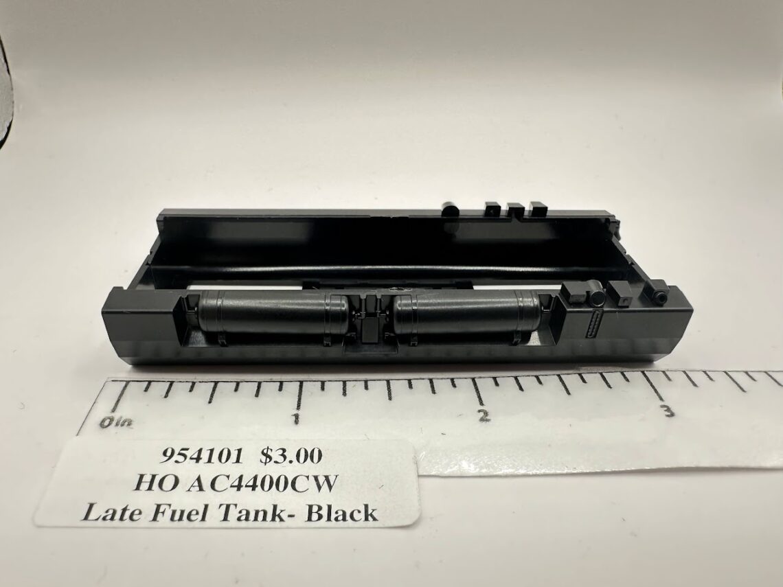 AC4400CW Late Fuel Tank, Black (HO-Scale)
