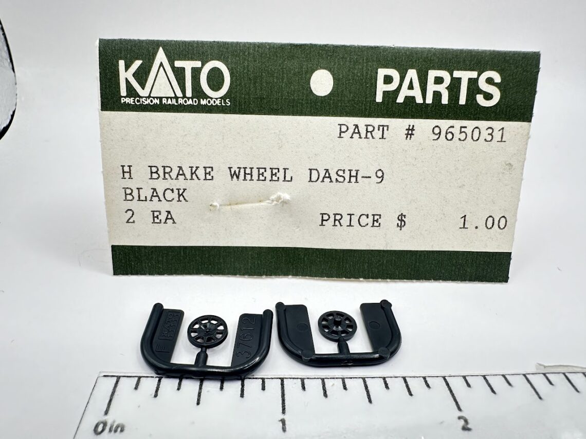 GE Brake Wheel, Black (HO-Scale)