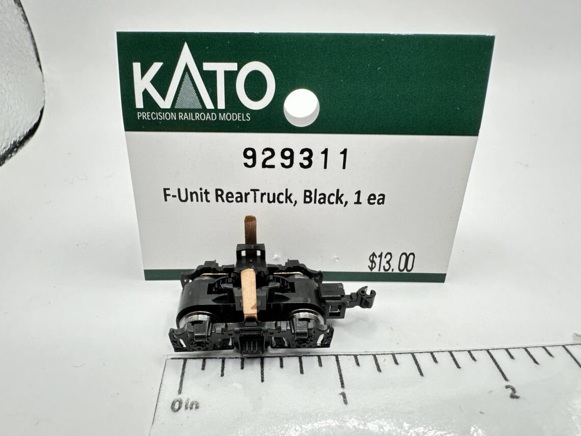 F-Unit Rear Truck, Black (DCC Friendly) (N-Scale)