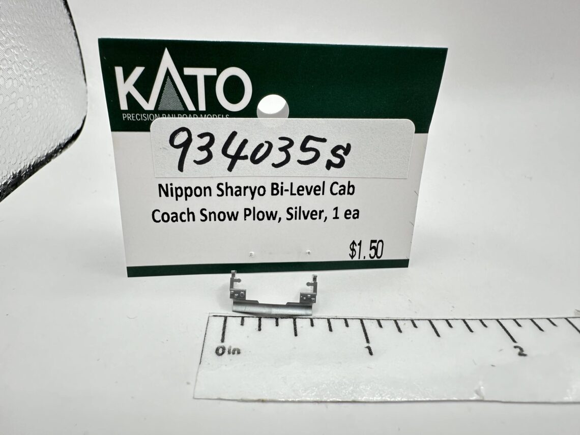 Nippon Sharyo Bi-Level Cab Coach Snow Plow, 1 Ea