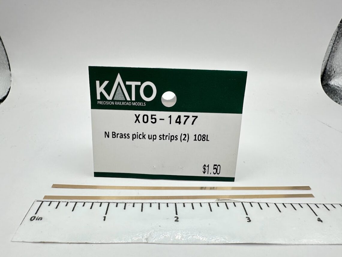 N Brass Pick Up Strips (2) 108L