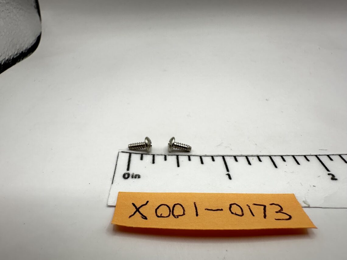 Screws for Unitrack (N)