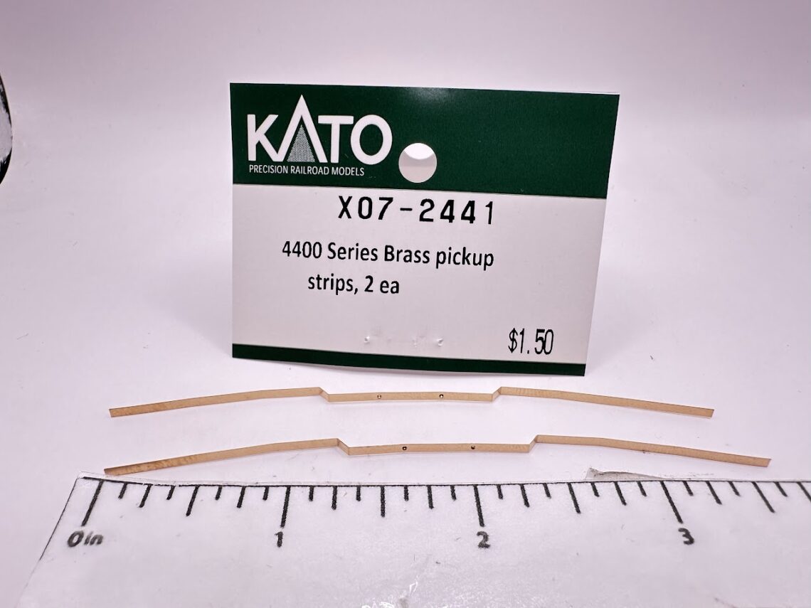 4400 Series Brass pickup strips (N-Scale)