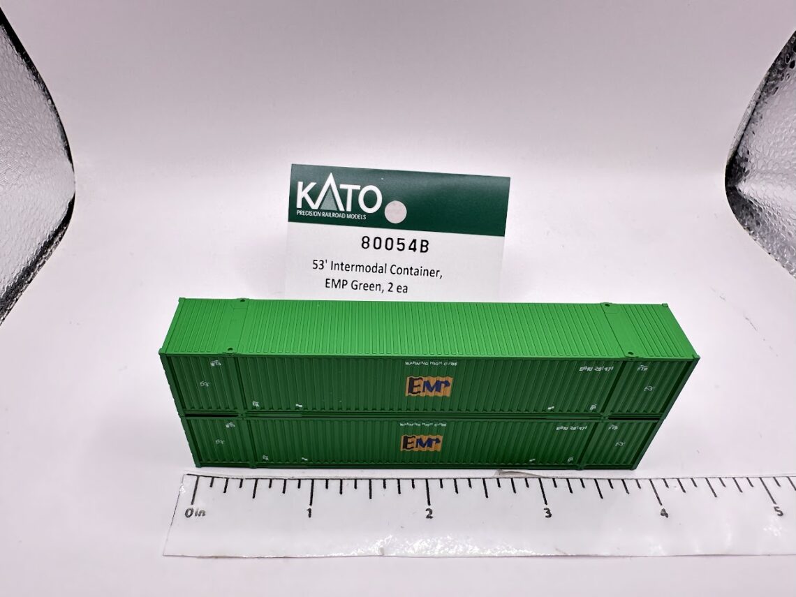 53' Intermodal Container EMP Green (N-Scale)