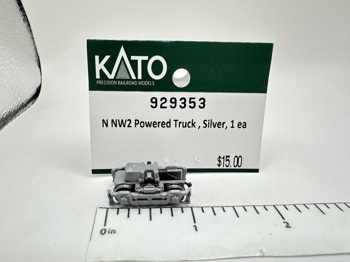 N NW2 Powered Truck, Silver, 1 Ea