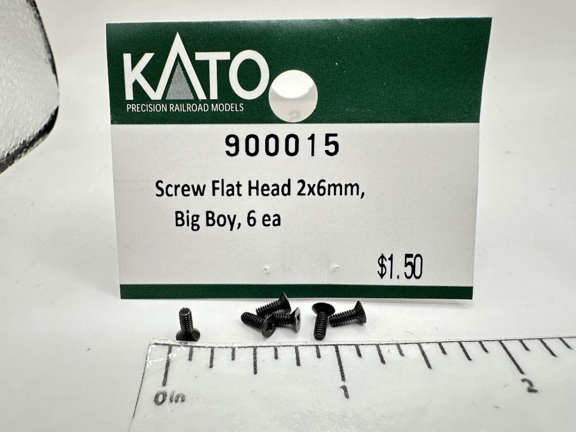Flat Head screw 2x6mm Big Boy 6ea