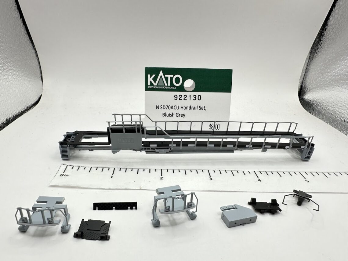 N SD70ACU Handrail Set, Bluish grey
