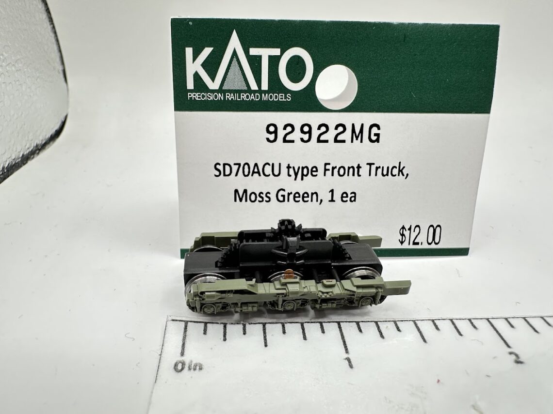 N SD70ACu Type Front Truck, Moss Green, 1 ea
