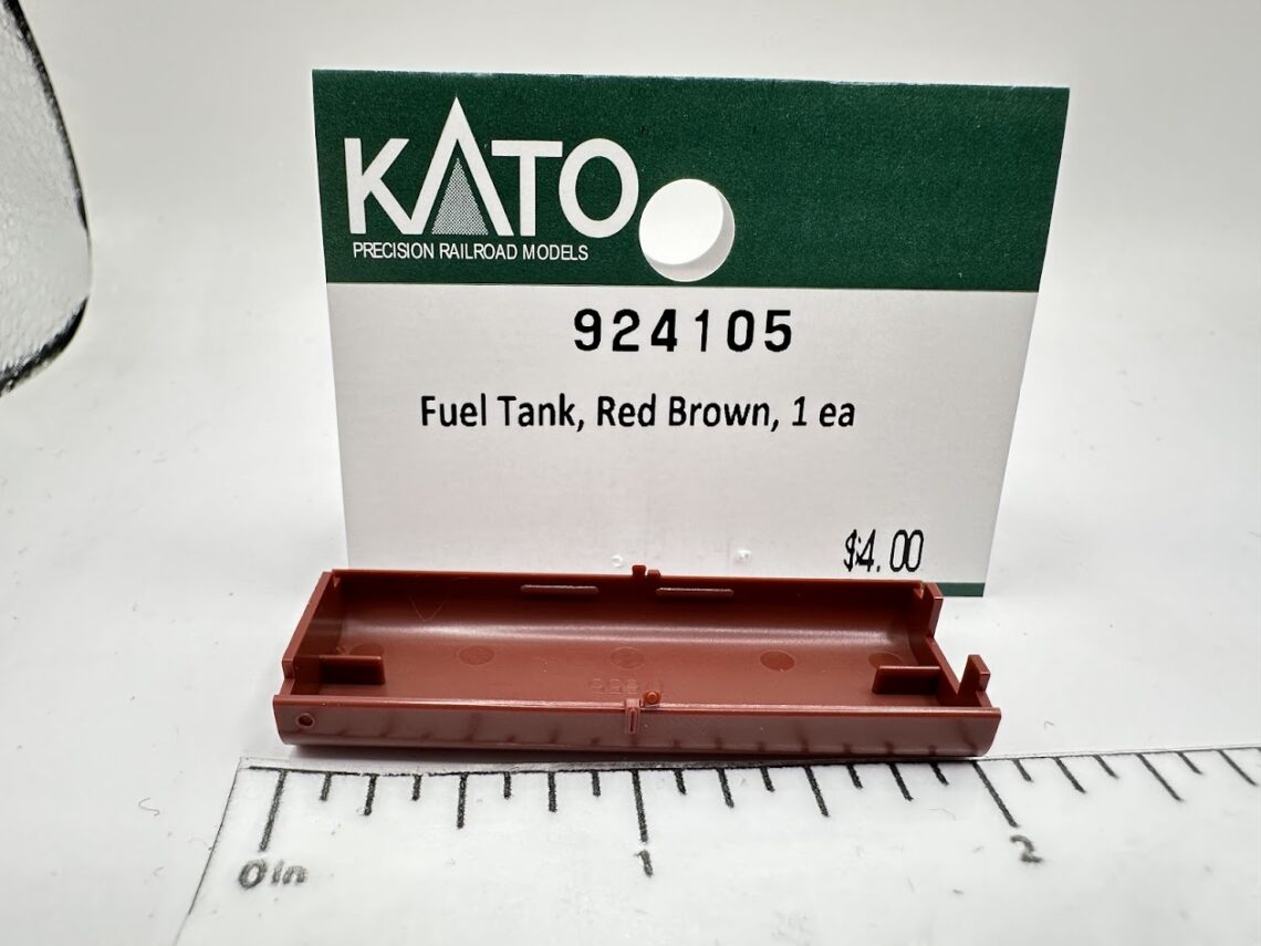 N SD70ACu Fuel Tank, Red Brown, 1 Ea