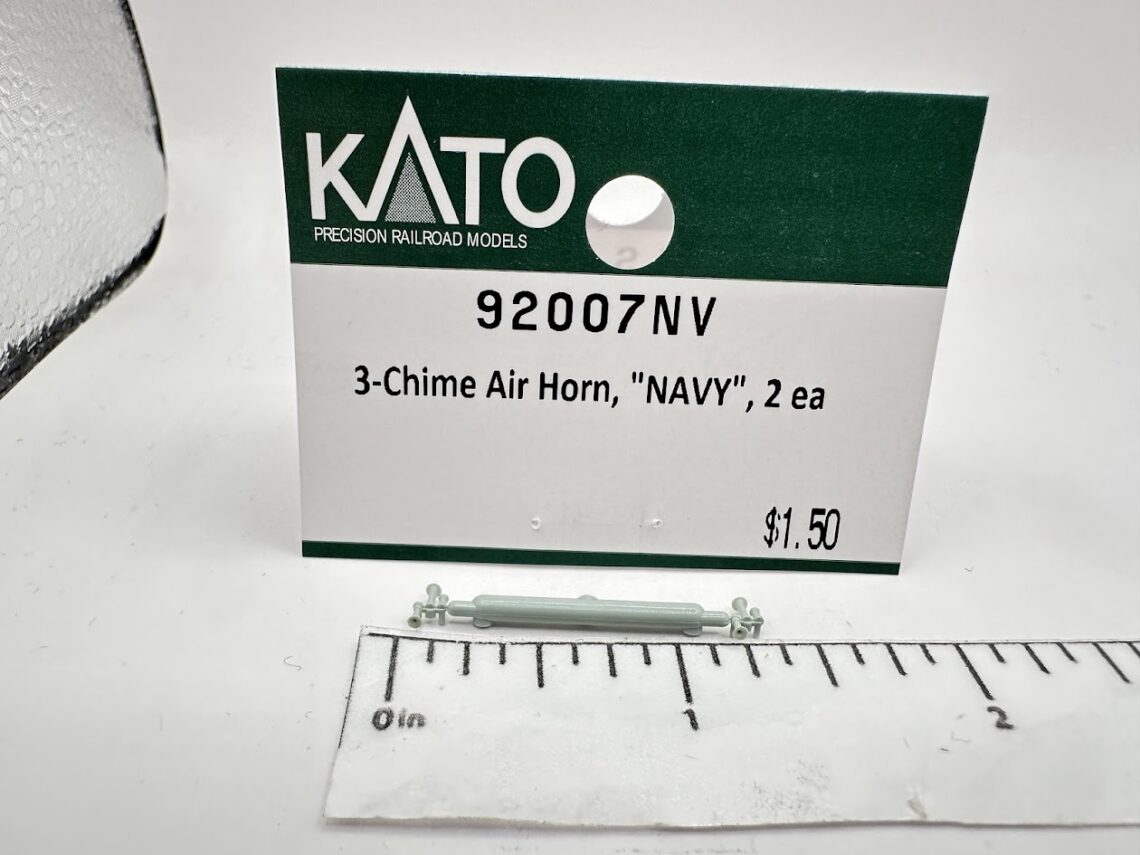 N 3-Chime Airhorn, NAVY, 2 ea