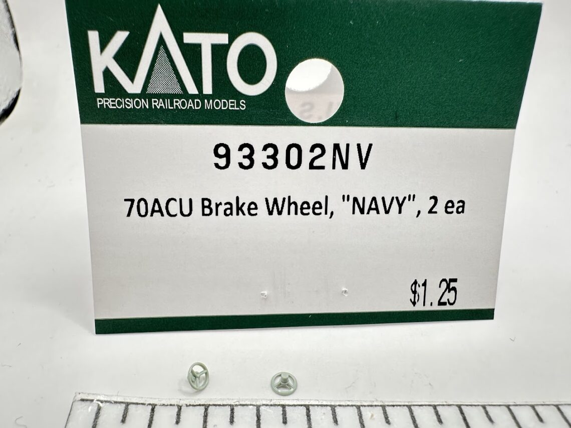 SD70ACu Brake Wheel, NAVY, 2 ea