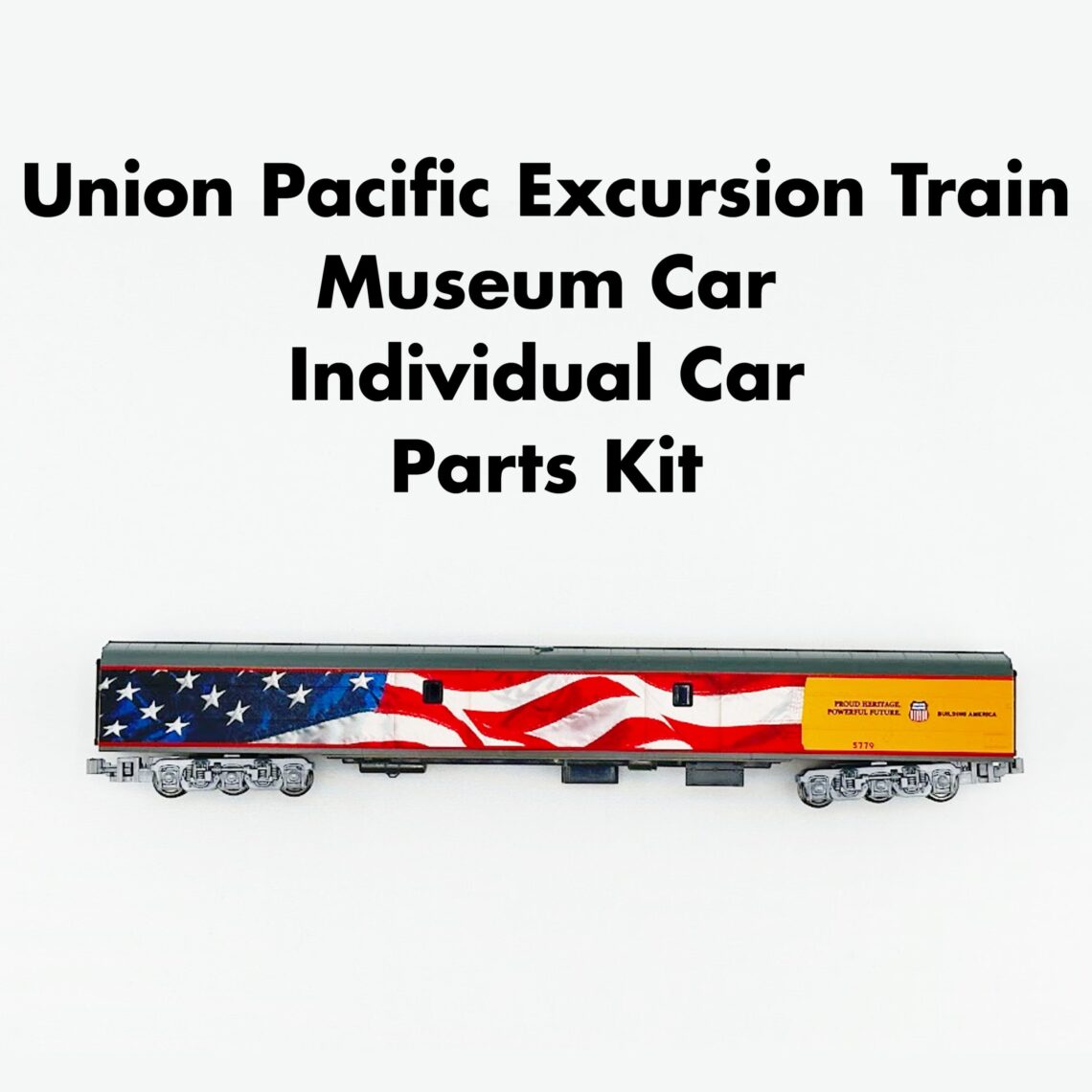N UP Excursion Train Museum Car Parts Kit