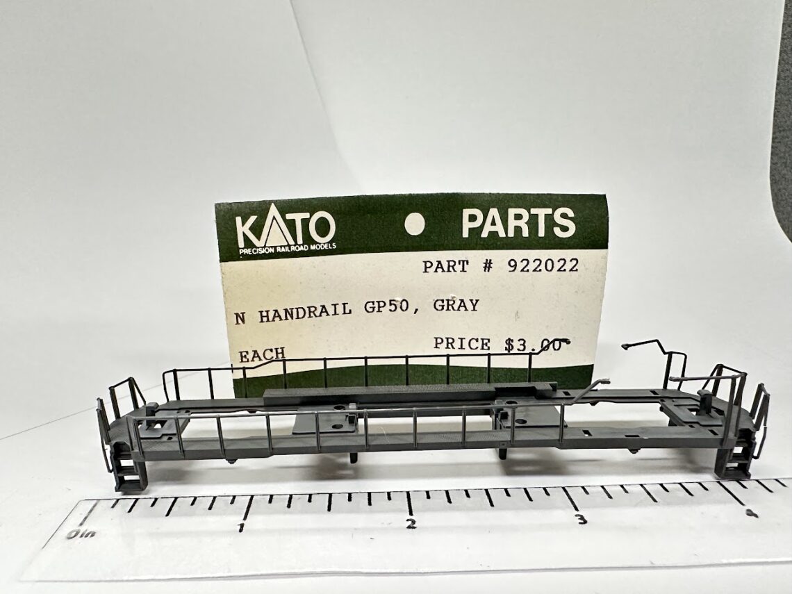 GP50 Handrail Set, Gray (N-Scale)