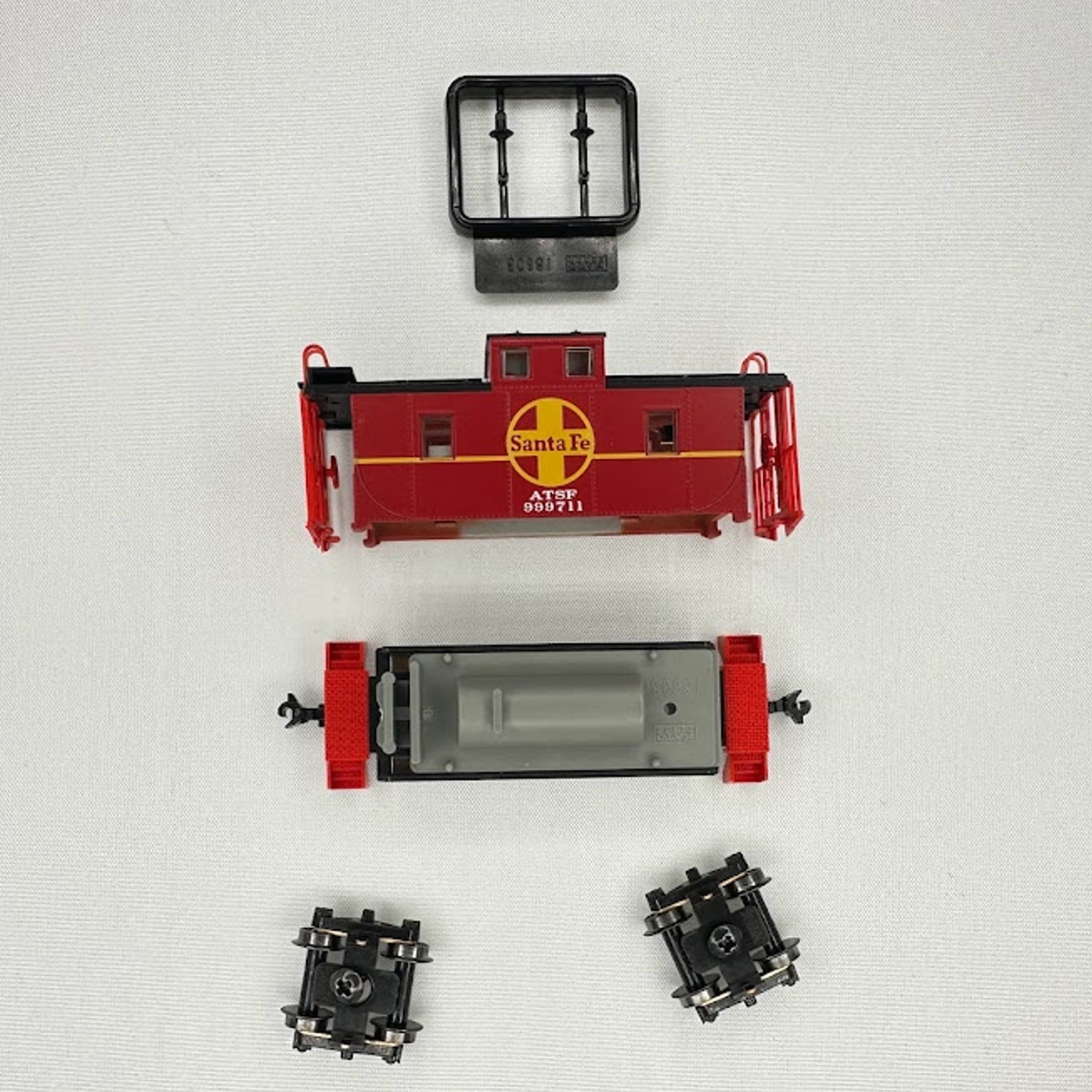 Santa Fe (Red Cupola) Caboose Parts Kit - Image 2
