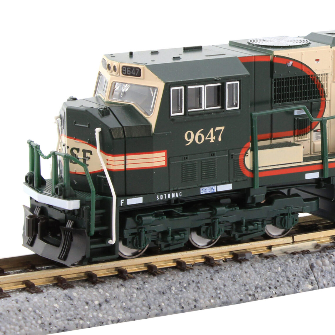N SD70MAC BNSF #9647 Merger Scheme