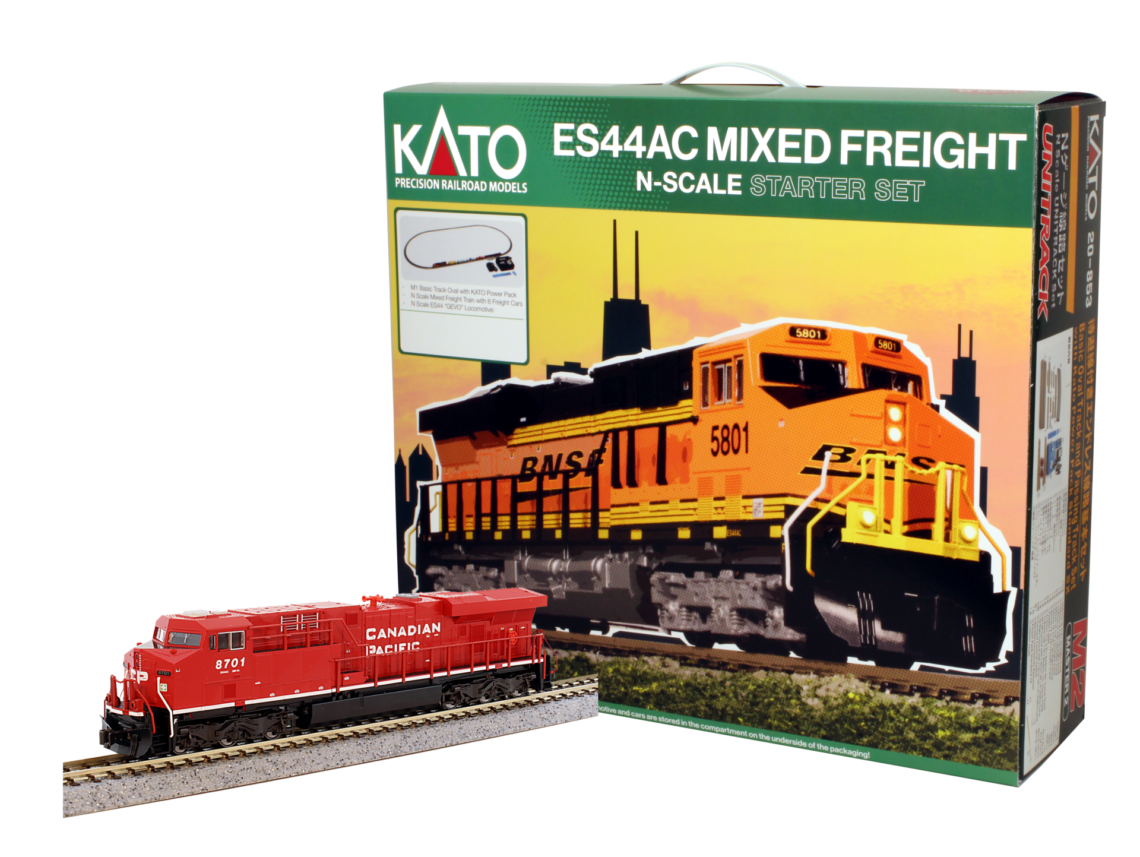N ES44AC "Gevo" and Mixed Freight Starter set - Canadian Pacific